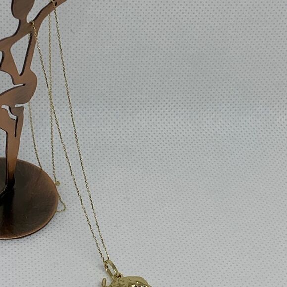 Elephant necklace 14k Real Gold Pendant - Picture 8 of 9